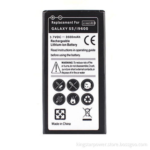 Mobile Phone Battery for Samsung Galaxy S5 S 5 SV I9600 i9600, Li-ion, Internal Replacement/3500mAh